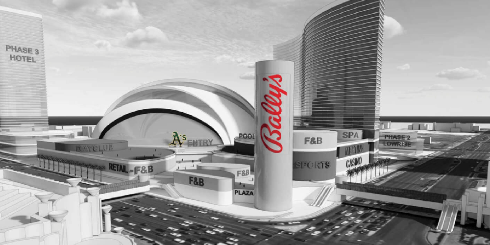 Bally’s has officially announced its intentions to launch the initial phase of its new property in Las Vegas, coinciding with the development of the A’s ballpark.